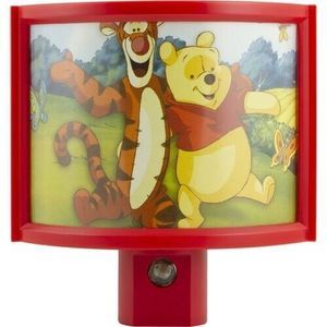 New in Pkg Disney Curved Winnie the Pooh Shade Automatic LED Nightlight